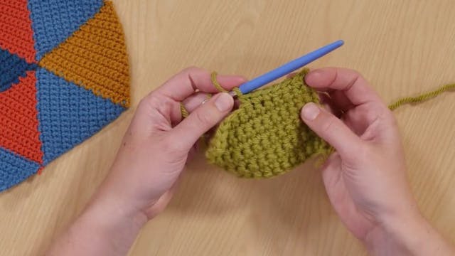How to Double Crochet with Rosee Wood...