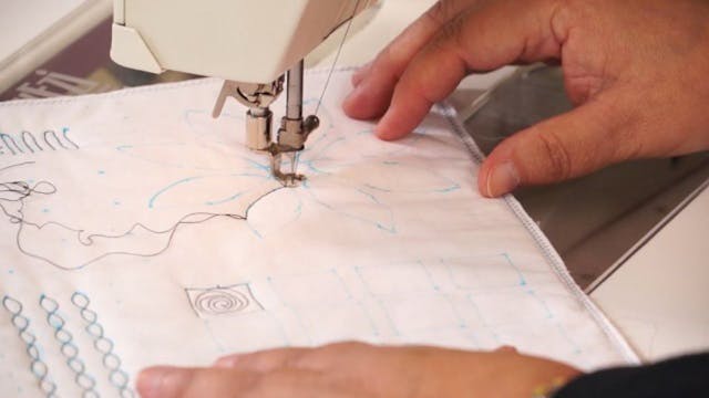 Free Motion Quilting Tip from Paula D...
