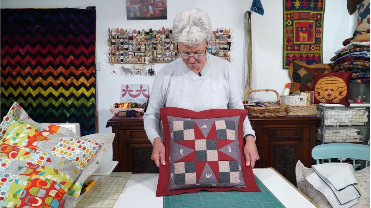 How to Make a Cushion with an Oxford Flap with Anne Baxter justhands