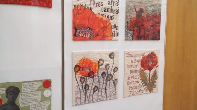Remembering WWI with the London Quilters