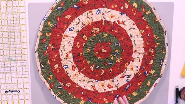 TASTER: Circular Patchwork Table Mat ...