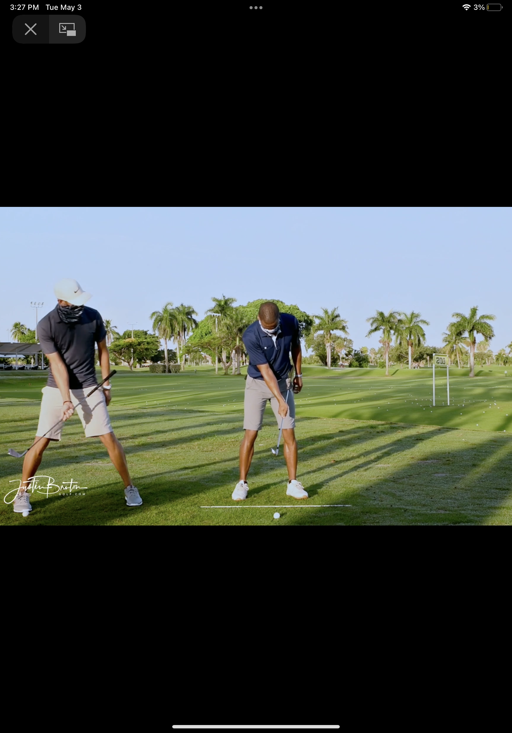 Justin Bruton Golf Video