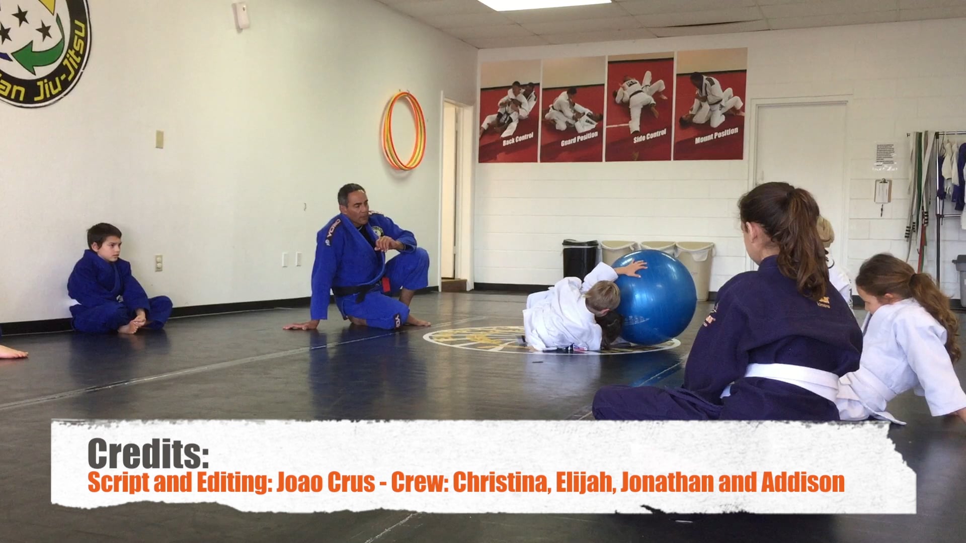 Brazilian Jiu-Jitsu for children                    Getting the back drill