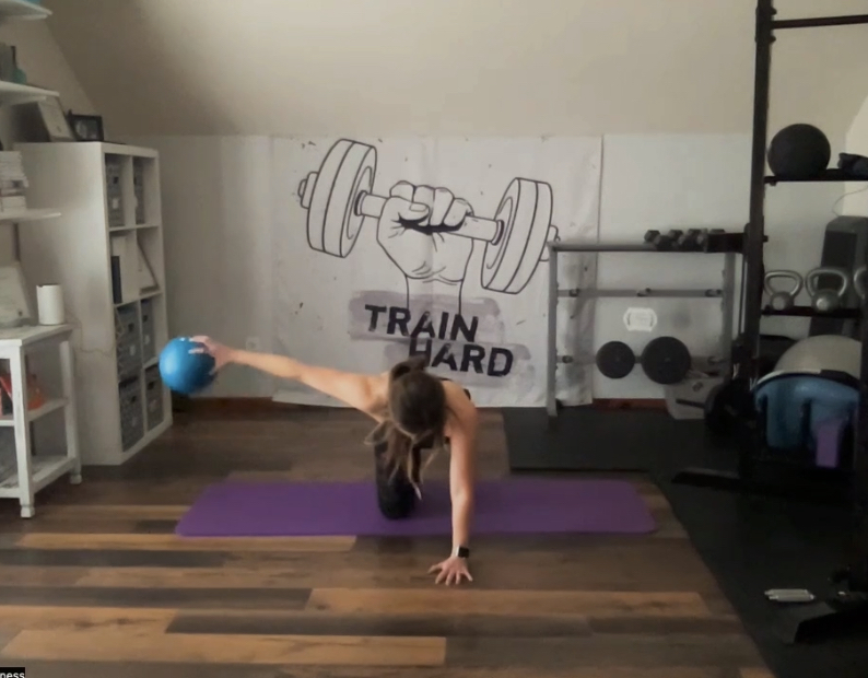 Core Training with a Pilates Ball