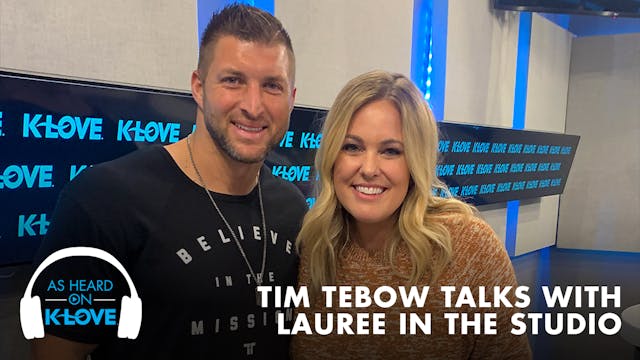 Lauree with Tim Tebow