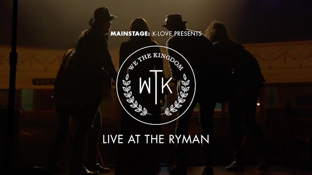 We The Kingdom Live at The Ryman