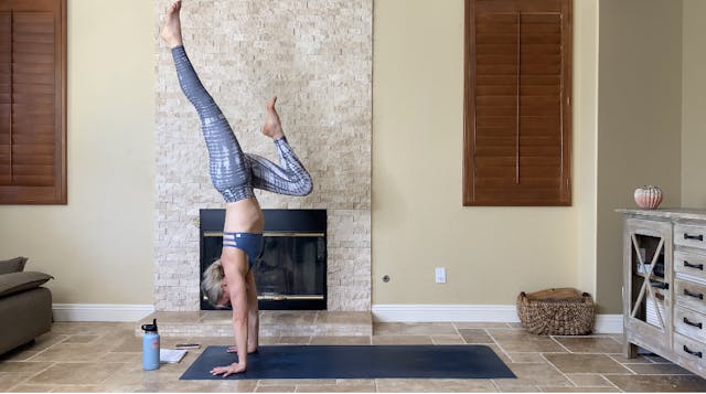 Flow into Handstand