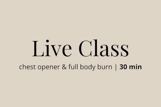 Chest Opener & Full Body Burn | 2.19....