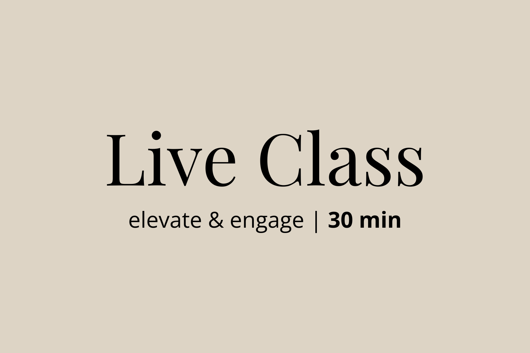 Elevate & Engage | 10.22.25 | 30 min