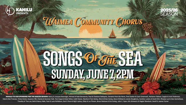 Waimea Community Chorus – Songs of the Sea