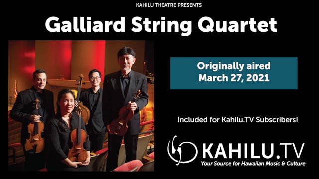 Galliard String Quartet LIVE