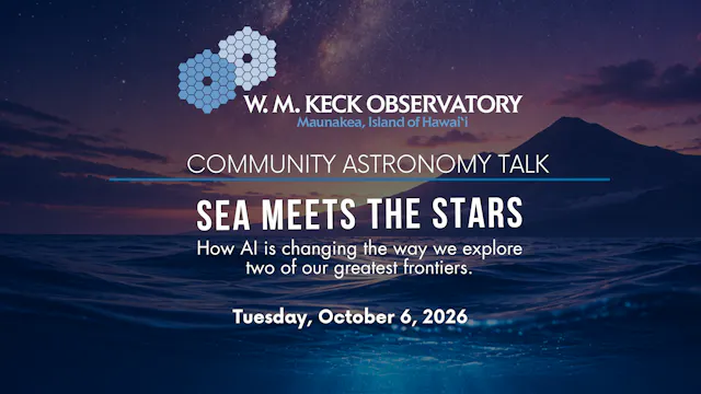 Community Astronomy Talk – Sea Meets ...