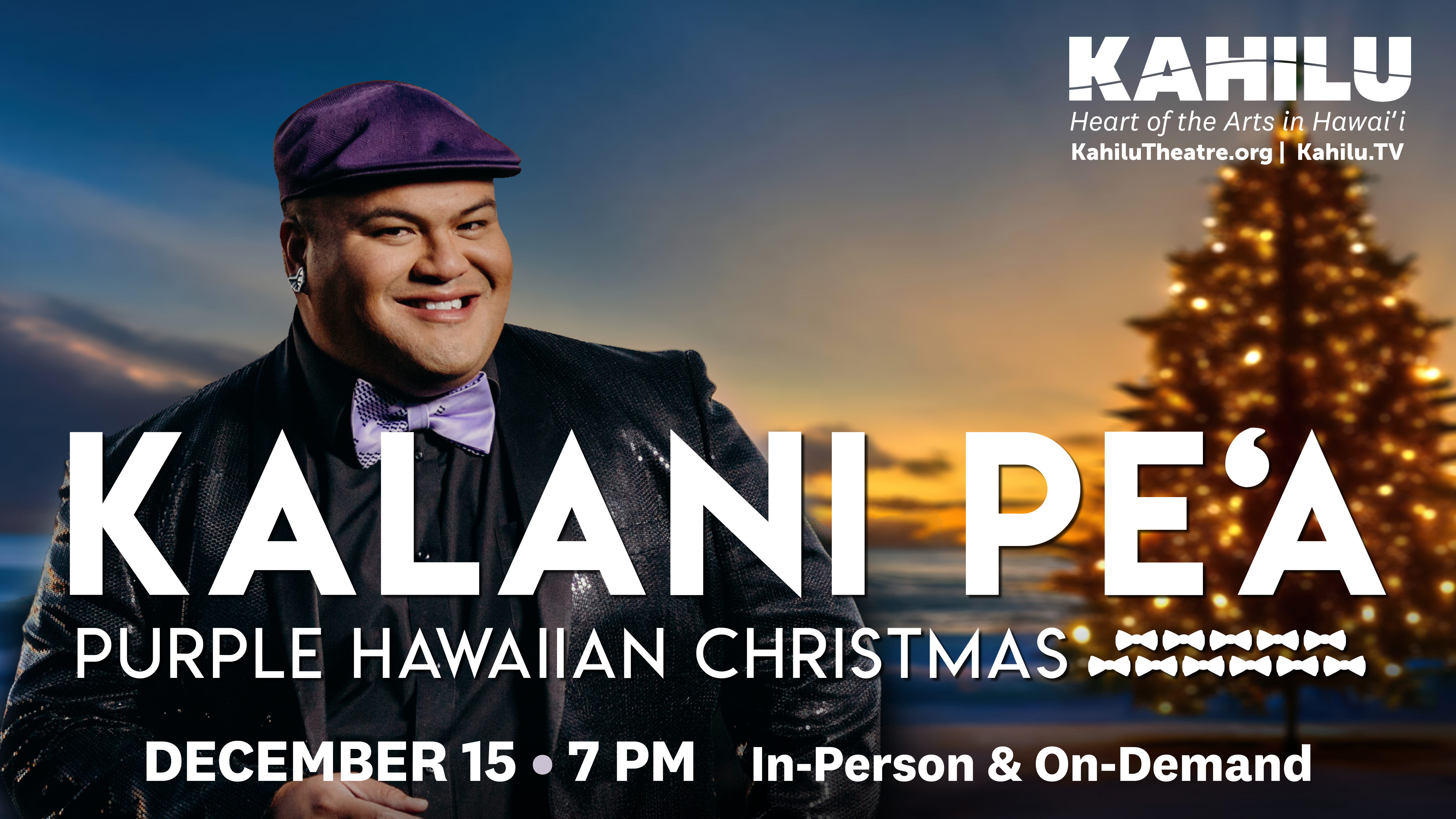 Kalani Peʻa – Purple Hawaiian Christmas