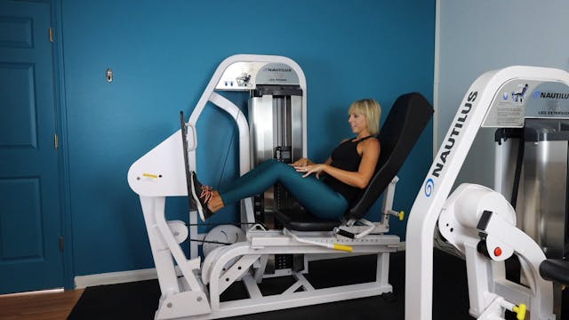 Leg Press Machine Toes Low Gym