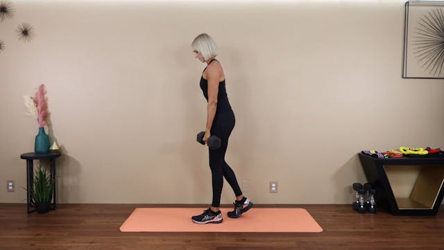 Single Leg Deadlift B Stance with 2 D...