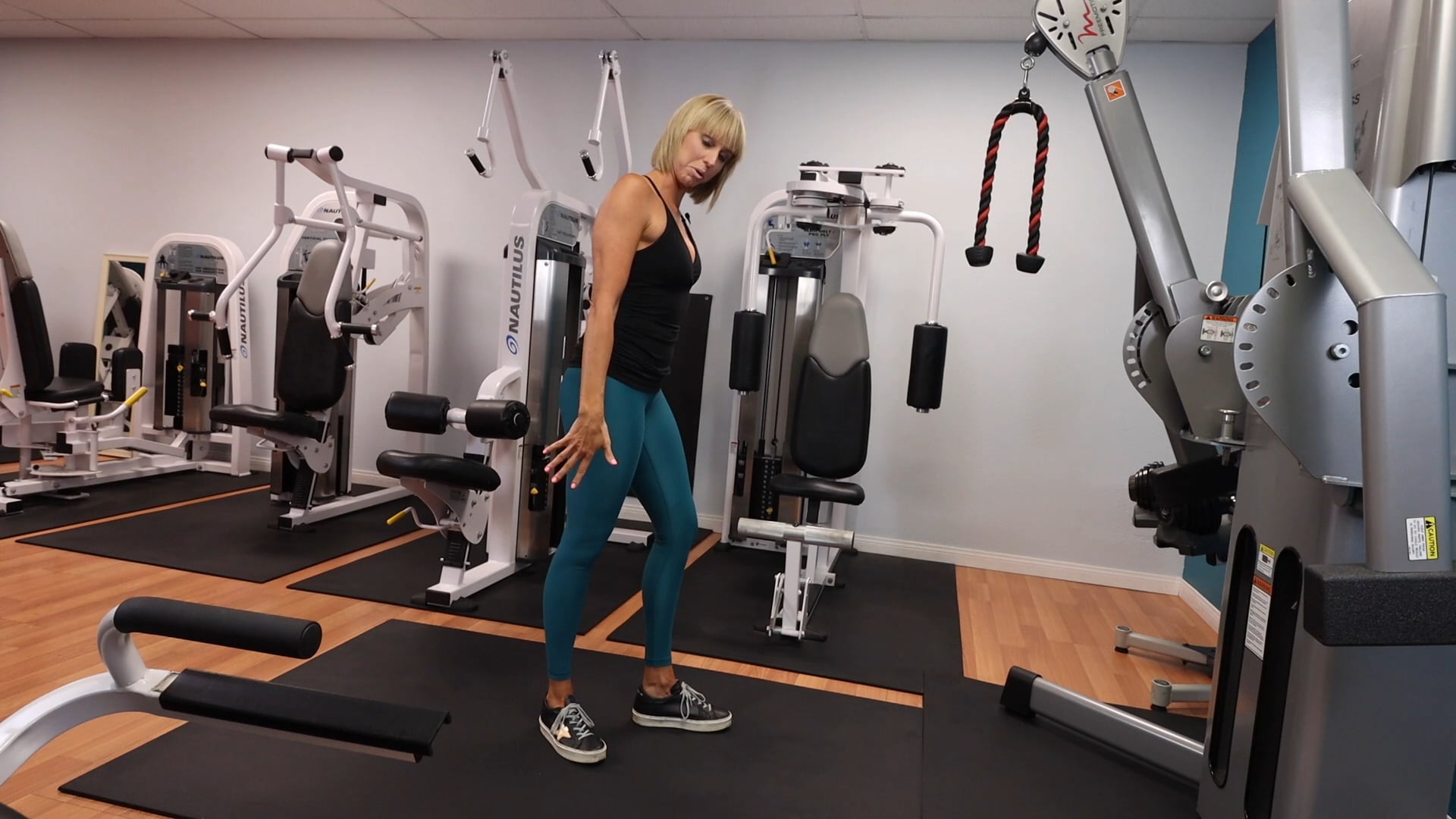 Cable Machine Rope Pulldowns Gym