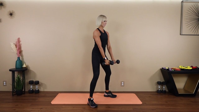 Squat with Dumbbell Front Raise - Demo