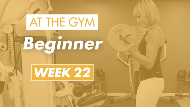 Beginner - Week 22 (Gym)