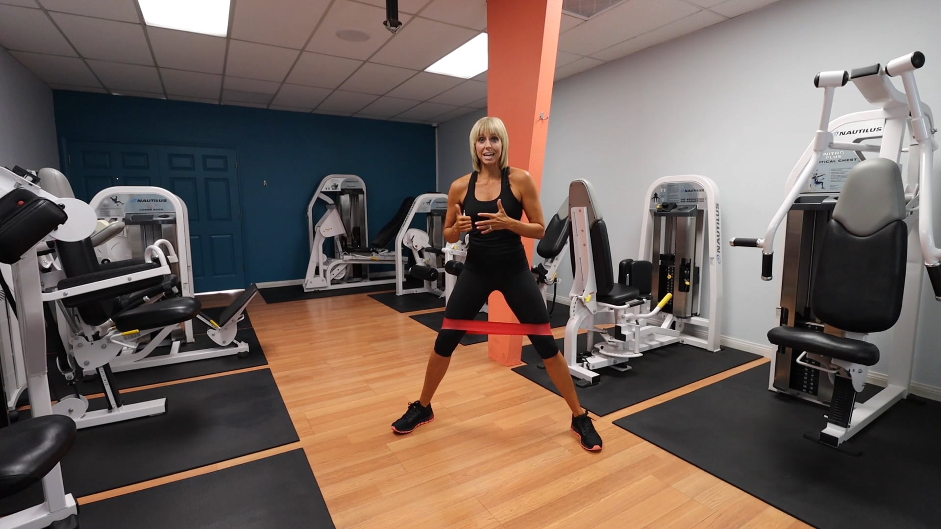 Lateral Band Walks Gym