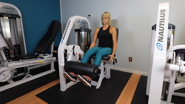 Leg Extension Machine - Demo