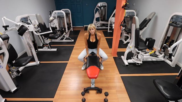 Bench Prone Shoulder Press Gym