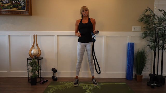 Bicep Curl with Long Band