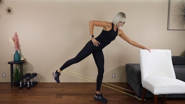 Standing Hip Abduction with Long Band - Demo