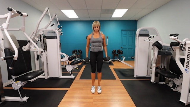 Dumbbell Alternating Hammer and Supine Bicep Curls - Demo