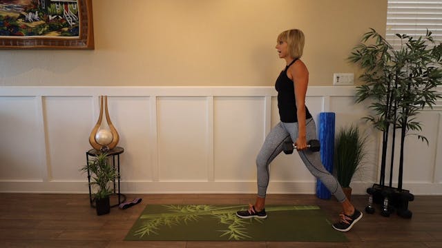 Forward and Backward Lunge with Dumbb...