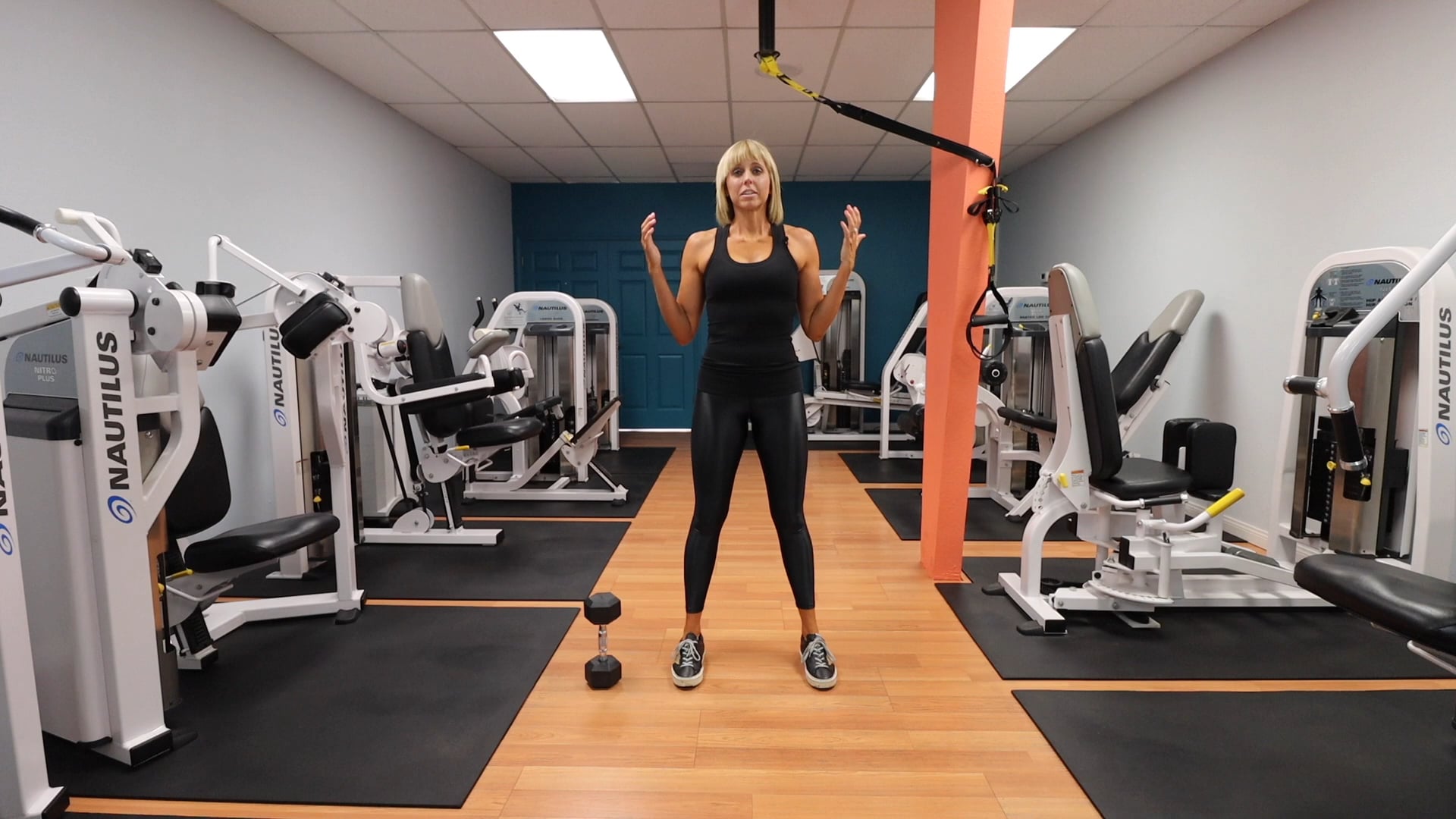 Goblet Squat Front Loaded Gym