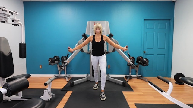 Cable Machine Low to High Pec Flys - Demo