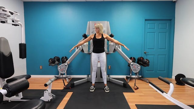 Cable Machine Low to High Pec Flys Gym