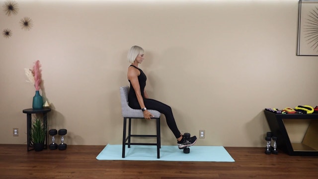 Leg Extension with Dumbbell - Demo