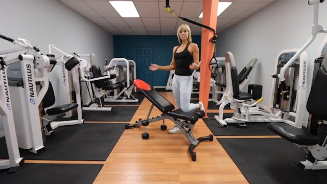 Bench Incline Back Rows Gym