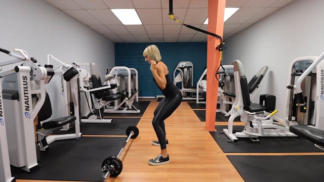 Squats with Barbell Gym