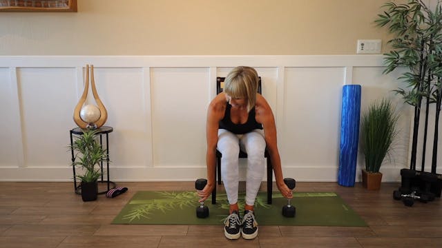 Dumbbell Seated Alternating Bicep Curls