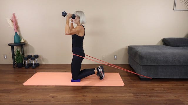 Quad Poppers with Band and Overhead P...