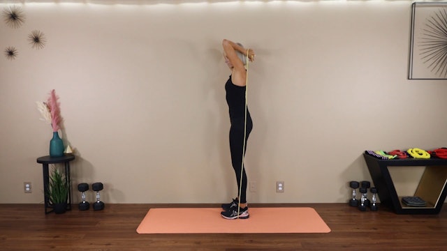 Overhead Tricep Extension with Long Band - Demo