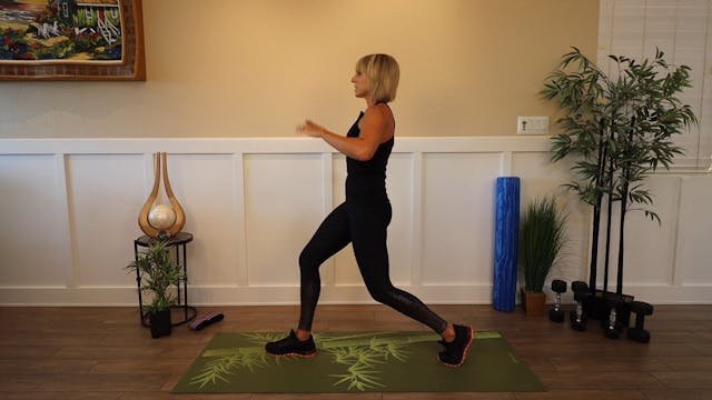 Alternating Lunge Step Backs