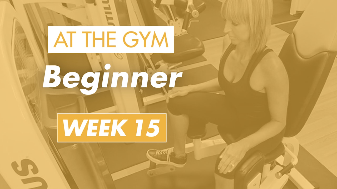 Beginner - Week 15 (Gym)