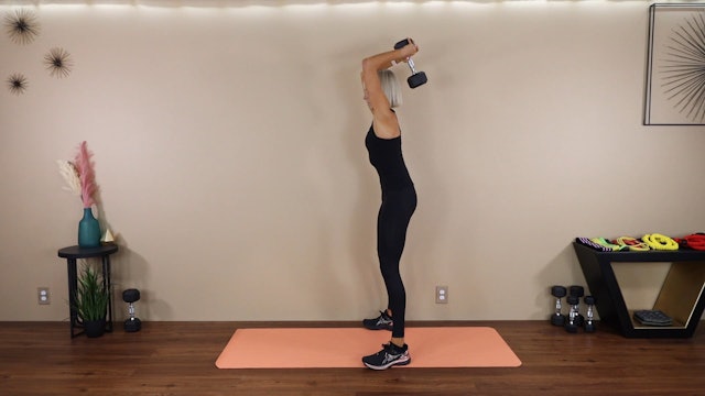 Single Dumbbell Overhead Tricep Extension - Demo