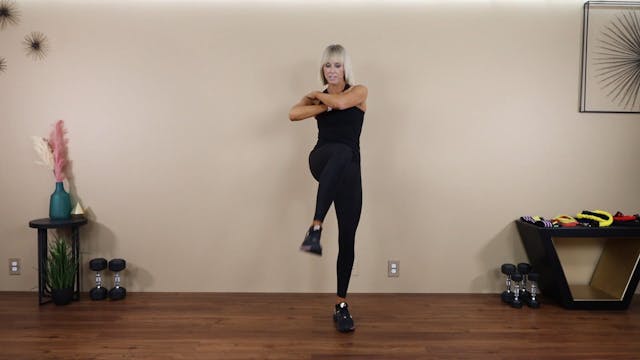 Squat Knee Oblique Raises - Demo