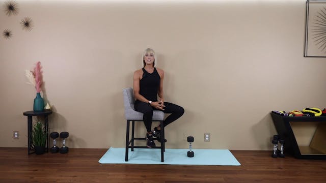 Leg Extension with Dumbbell