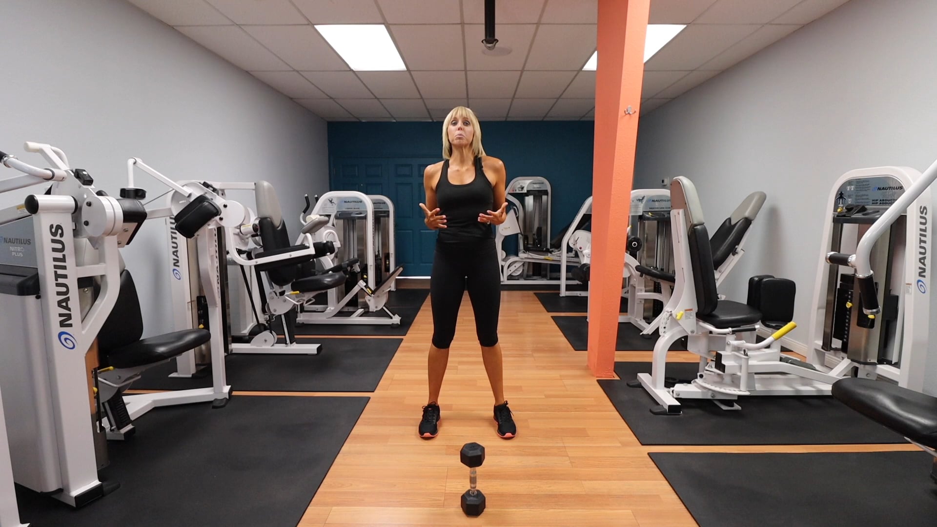 Goblet Squat Front Loaded with Backwards Lunge Gym
