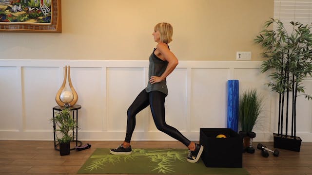 Heel Supported Lunges