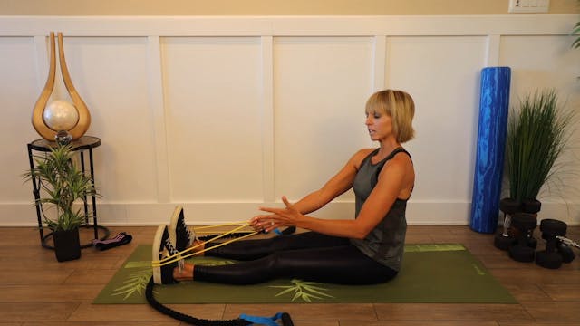 Floor Back Rows with Band Around Feet