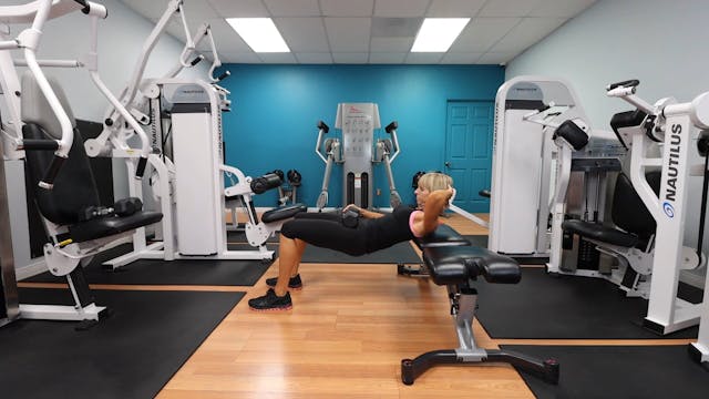 Hip Thrusters Shoulders Elevated with...