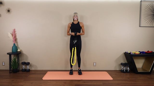 Bicep Curl and Lateral Raise with Band