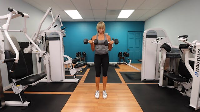 Dumbbell Alternating Supine Front and...
