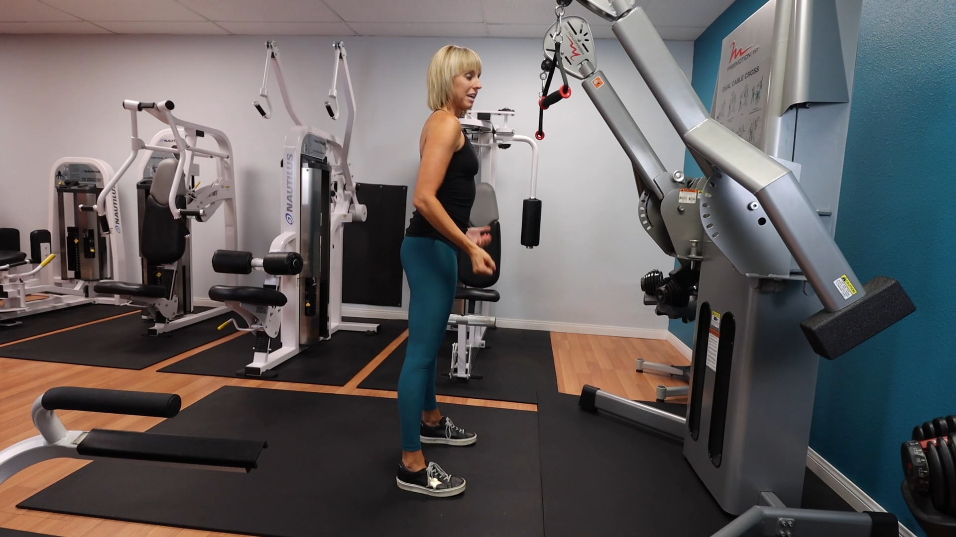 Cable Machine Reverse Grip Tricep Extensions Gym